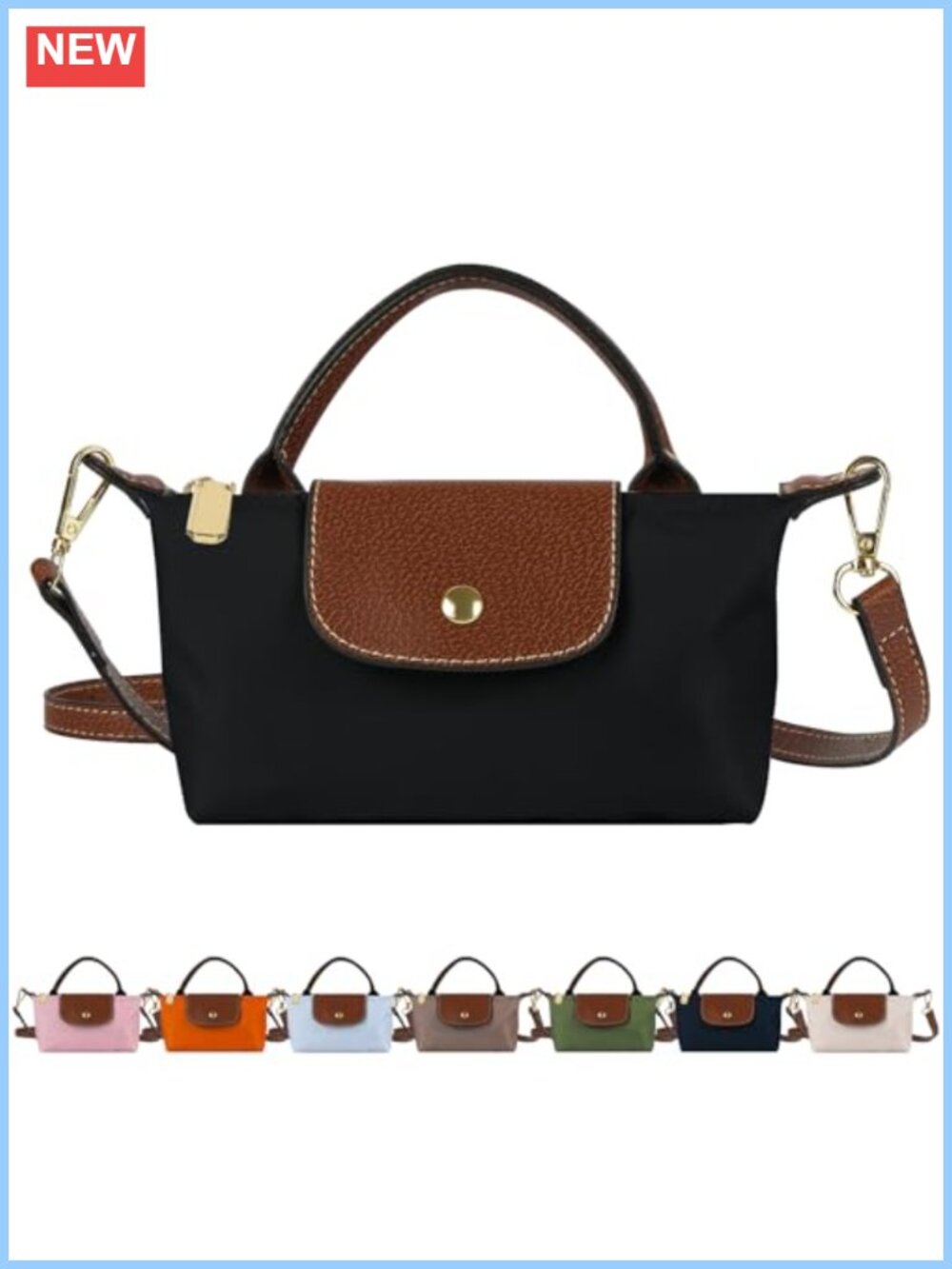 Mini Crossbody Bag Square Sling Shoulder Purse Women Lightweight